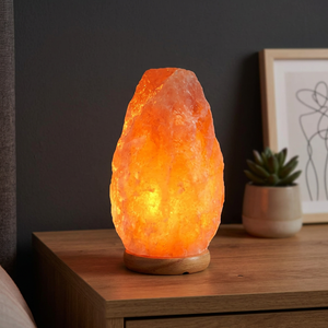 Lámpara de Sal Rosa del Himalaya Auténtica de Excelente Calidad, Tallada a Mano, Marca Demaro, para Decoraciones de Bodas y Festividades - Product Image 1