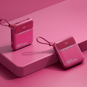 Mini Banco de Energía Portátil con Cables Incluidos, 10000mAh 20000mAh de Alta Capacidad, Pantalla LED de 5W - Product Image 4