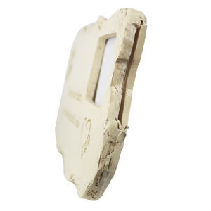 사진 프레임, 발 인쇄 및 "영원히 우리 마음 속에" 인용과 애완 동물 기념 돌 수지 장식 - Product Image 3