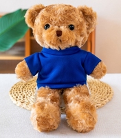 Vente en gros de peluche d'ours en peluche de haute qualité avec logo personnalisé cadeaux d'événement en peluche de Noël en peau pour les cadeaux de la Saint-Valentin