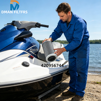 Filtre à huile à visser haute précision résistant à la corrosion 420956744 pour pièces de rechange de moteur de bateau
