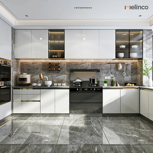 Set di Mobili da <span class=keywords><strong>Cucina</strong></span> Modulari Moderni di Alta Qualità, Materiali Ecologici Ignifughi, <span class=keywords><strong>Cucina</strong></span> Completa Personalizzabile per Villa - Product Image 2