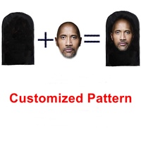 Masque réaliste 3D Kanye en maille élastique, masque intégral pour cosplay, couvre-chef hip-hop, cagoule, accessoires de fête, masques de célébrités