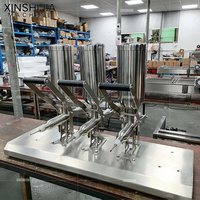 Machine de remplissage manuelle multifonctionnelle 5L pour pâtisseries, confitures, beignets et choux à la crème, idéale pour les commerces de desserts et de snacks