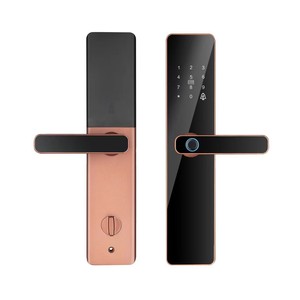 Cerradura Inteligente QLEUNG S819 con Huella Dactilar, Contraseña, Tarjeta y Llave, Totalmente en Negro, con WiFi - Product Image 4