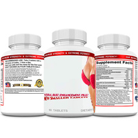 En Stock grande Capsule naturelle 100 pilules d'agrandissement naturelles pour les seins des femmes pour devenir célèbres seins et fesses Super rehausseur