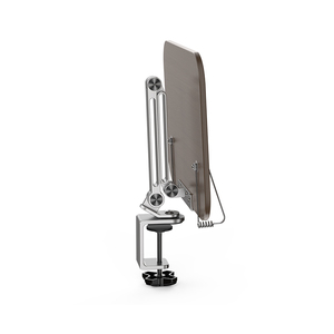 2025 nuovo supporto per <span class=keywords><strong>libro</strong></span> in legno <span class=keywords><strong>di</strong></span> noce <span class=keywords><strong>di</strong></span> alluminio HR06 360 ruotare il braccio lungo regolabile in altezza per leggere i reggilibri del <span class=keywords><strong>libro</strong></span> per la scrivania - Product Image 4