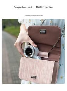 OEM Portable <b>Mini</b> Turbo Fan N607 High-Speed Rechargeable USB Outdoor Summer Cooling Phone Digital Display Foldable Handheld ABS - Product Image 6