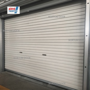 Porte manuelle enroulable en acier 10x10 pour entrepôt, porte automatique à volet roulant - Product Image 6