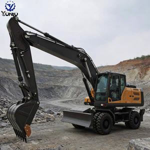 Excavatrice sur chenilles robuste à commande hydraulique, haute efficacité, avec capacités de chargement et de déchargement flexibles - Product Image 2