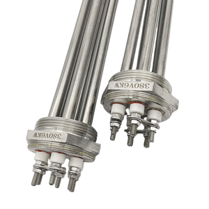 공장 가격 히터 관형 핀 240v 오일 물 관형 전기 저항 가열 요소 핀 관형 덕트 히터 - Product Image 5