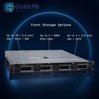 Serveur Dell Rack PowerEdge R440 1U d'occasion reconditionné, serveur d'entreprise à double socket pour déploiement en centre de données
