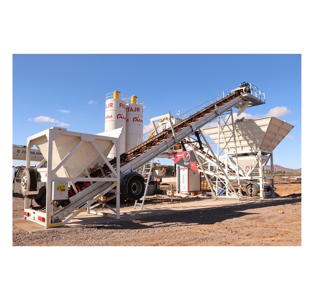 Mobile Concrete Batching Plant FASTMIX 80MB PLUS 2 Years Warranty Wholesale Price for Sale