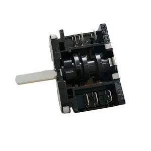 T150 5E4 16A 250V Lò Nướng 2 Đến 16 Vị Trí Điều Khiển Nhiệt Bánh Răng Công Tắc Xoay