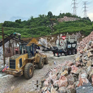 Lớn di động di động khai thác mỏ đá nhà máy nghiền, điện thoại di động máy nghiền hàm với sàng lọc và lốp xe - Product Image 6