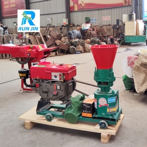 Nuevo equipo de procesamiento de alimentación de cría casera pequeña de 220V que hace pellets de maíz de paja <span class=keywords><strong>para</strong></span> pollo, pato, conejo, cerdo, oveja, ganado - Product Image 2