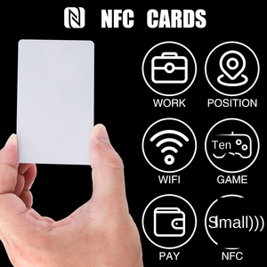 NFC 215 thẻ kinh doanh Trắng trống rewritable NFC thẻ 504 byte Bộ nhớ tương thích Android NFC kích hoạt truy cập di động - Product Image 3