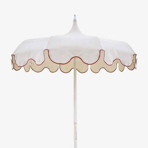 ใหม่ไม้เสาผ้าใบกันน้ําลานสระว่ายน้ําสวนไม้ร่มกันแดดกลางแจ้งโบสถ์ร่มชายหาดพู่ - Product Image 2