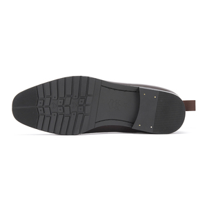 <span class=keywords><strong>Bottines</strong></span> <span class=keywords><strong>Chelsea</strong></span> Homme en Cuir Véritable, Doublure en Peau de Vachettes et Première de Propreté en Latex EVA, Semelle en Caoutchouc Brut, Modèle à Enfiler - Product Image 5