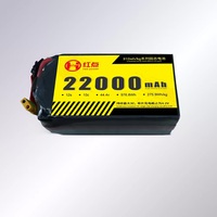 Batterie semi-solide Red Power Série 310 22000mAh 12S, débit de décharge 10C, longue autonomie, basse température pour UAV, en stock