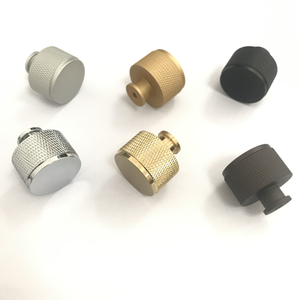 Black & Gold tủ phòng tắm đồ nội thất Tủ Ngăn Kéo kéo nhôm có khía xử lý và núm - Product Image 2