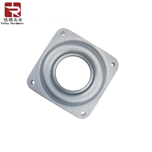 Plateau tournant moderne carré en métal <span class=keywords><strong>de</strong></span> 3 pouces avec <span class=keywords><strong>roulement</strong></span> à billes pour meubles <span class=keywords><strong>de</strong></span> salle à manger et <span class=keywords><strong>de</strong></span> salon - Product Image 3