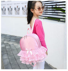 Mochilas de Ballet con Logotipo Personalizado para Niñas, Mochilas Escolares con Encaje para Niñas - Product Image 6