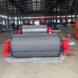 Ròng rọc truyền động bền XAN, trống thép gốm cao su cho hệ thống băng tải trong ngành khai thác mỏ và chế biến đá. - Product Image 1