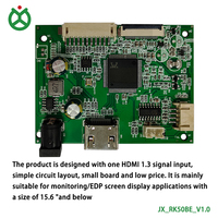 Module de contrôleur d'écran LCD JX-RK50B EDP moins cher avec sortie EDP, résolution 1920x1080