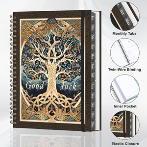 Agenda Semanal 2027 Personalizada con Cubierta de Papel Espiral, 12 Meses, A5, con Correas - Product Image 5