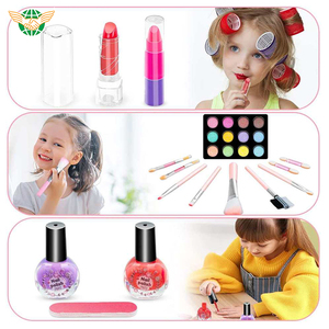 Kit di giocattoli per il <span class=keywords><strong>trucco</strong></span> della ragazza per ragazze Set di <span class=keywords><strong>trucco</strong></span> lavabile giocattolo con custodia cosmetica reale per bambina finta di giocare al <span class=keywords><strong>trucco</strong></span> - Product Image 4