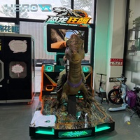 Simulateur de mouvement VR HEROVR à haute immersion sur le thème des dinosaures, jeu de tir pour centre de divertissement familial