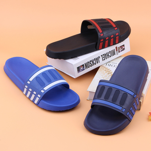 Summer Beach Casual Slides Pool Slipper Swim Sandals Logo personalizzato Slides Men Chancletas De Hombre pantofole da uomo <span class=keywords><strong>per</strong></span> uomo - Product Image 1