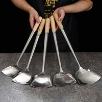 Ensemble d'ustensiles de cuisine en acier inoxydable pour hôtel, spatule à fentes, écumoire, louche, cuillère à soupe, passoire, ustensiles de cuisine pour restaurant
