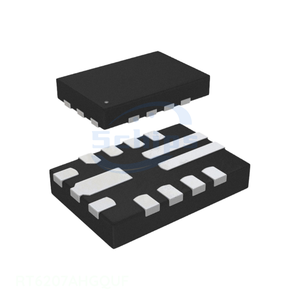 Circuito Integrado IC REG BUCK ADJ 5A 13UQFN FC, Chips IC, Circuito Integrado 13 UFQFN con Contacto Expuesto, BOM IC en Stock RT6207AHGQUF, Gestión de Energía (PMI) - Product Image 1