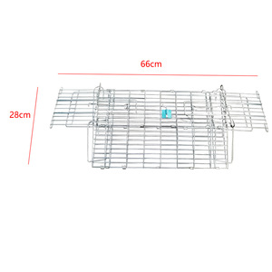 Piège à rongeurs professionnel en fer galvanisé à double porte, pliable, pour attraper les souris vivantes, pour la lutte antiparasitaire - Product Image 2