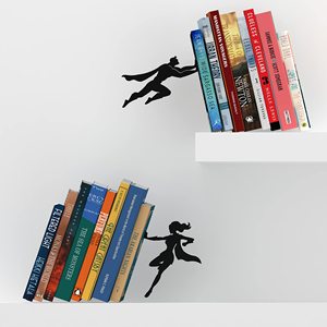 Popular Super Hero Book Holder Creative Cartoon Characters Hidden Magnetic Metal <strong>Bookends</strong> for Bookshelf - Product Image 3