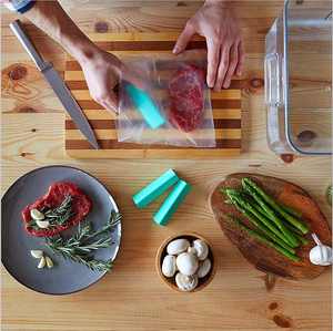 Les poids sous vide réduisent les risques alimentaires Gardez les sacs immergés Meilleure performance Vs les poids sous vide - Product Image 3