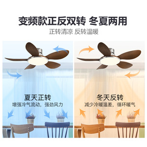 <b>Ceiling</b> <b>Fan</b> Light With Led Fixed Blade Flush Mount For Living Room Bedroom 220V - Product Image 3
