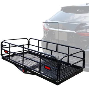 Porte-cargaison pliable ultra résistant, chariot à crochets, panier de bagages arrière pour voiture, SUV voyage Camping