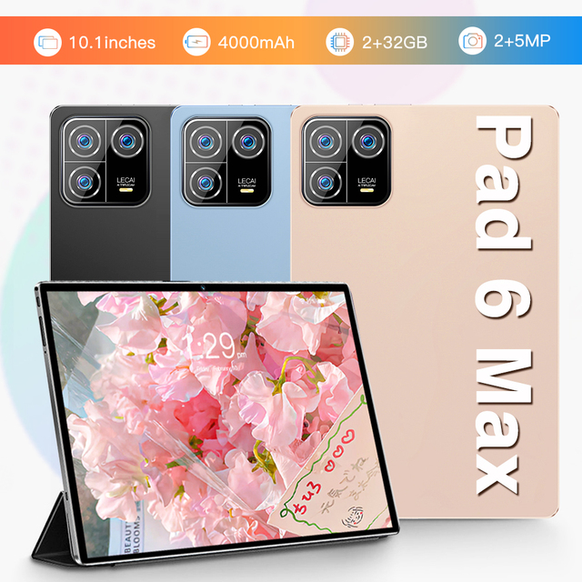Original for 4000mAh Battery Android 10.0 Tablet 32GB Storage for Kids Entertainment LX Tablet Good Quality Pad 6Max