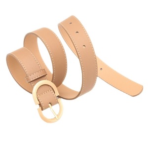 Vente en gros <span class=keywords><strong>Ceinture</strong></span> en jean pour <span class=keywords><strong>femme</strong></span> <span class=keywords><strong>Boucle</strong></span> <span class=keywords><strong>dorée</strong></span> en alliage Double D mat 2.8cm de large <span class=keywords><strong>Ceinture</strong></span> en PU souple pour <span class=keywords><strong>femme</strong></span> à la mode - Product Image 5