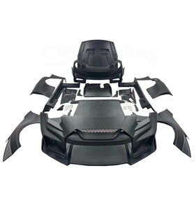 Kit carrosserie en fibre de verre de style LB V3 pour <span class=keywords><strong>NISSAN</strong></span> <span class=keywords><strong>GTR</strong></span> R35, kit carrosserie R35 <span class=keywords><strong>GTR</strong></span>, pare-chocs, capot, ailes, diffuseur - Product Image 1