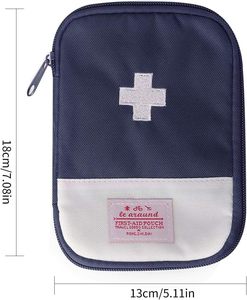 Botiquín <span class=keywords><strong>de</strong></span> Primeros Auxilios Portátil Mini con Diseño Cruzado para Campismo y Senderismo al Aire Libre, Elementos Esenciales <span class=keywords><strong>de</strong></span> Supervivencia Familiar para Campismo al Aire Libre - Product Image 3