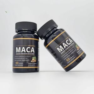Capsules de Maca <span class=keywords><strong>extra</strong></span>-fortes à marque privée OEM, pilules à base de racine de Maca noire originale, suppléments énergétiques naturels pour hommes - Product Image 4