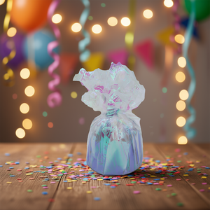 Ballons en feuille d'aluminium étoiles irisées Party Love pour décorations de fête d'anniversaire - Product Image 2