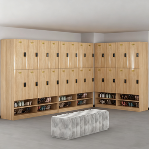Armoire à chaussures en bois pour une utilisation dans les gymnases Salons <span class=keywords><strong>de</strong></span> coiffure Studios <span class=keywords><strong>de</strong></span> <span class=keywords><strong>danse</strong></span> - Product Image 6