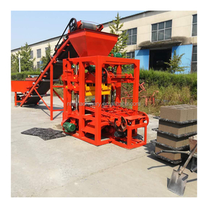 Mesin Pembuat <span class=keywords><strong>Paving</strong></span> Block Beton Semi Otomatis Qtj4-26 Mesin Pembuat Bata Interlocking Efisiensi Tinggi Bersertifikasi CE - Product Image 3