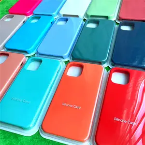 2022 New Liquid Silicone Phone Case Cell Phone Accessories For iPhone X 11 12 Pro 13Max Phone Cover