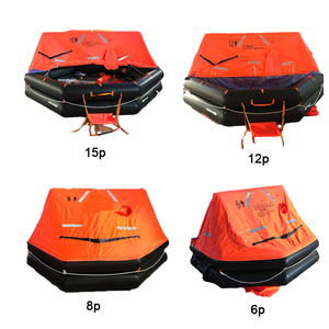 قارب مياه بحري معتمد من SOLAS طوف قابل للنفخ أوتوماتيكي للحياة للأشخاص - Product Image 3